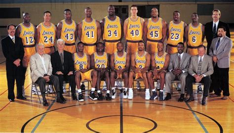 los angeles lakers roster 1996